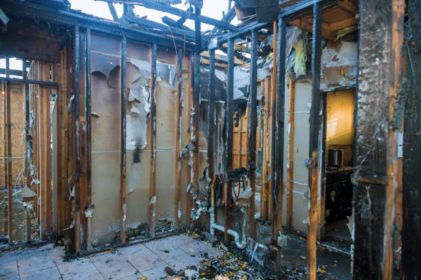 Professional Soot Cleanup technician working in Severna Park, MD